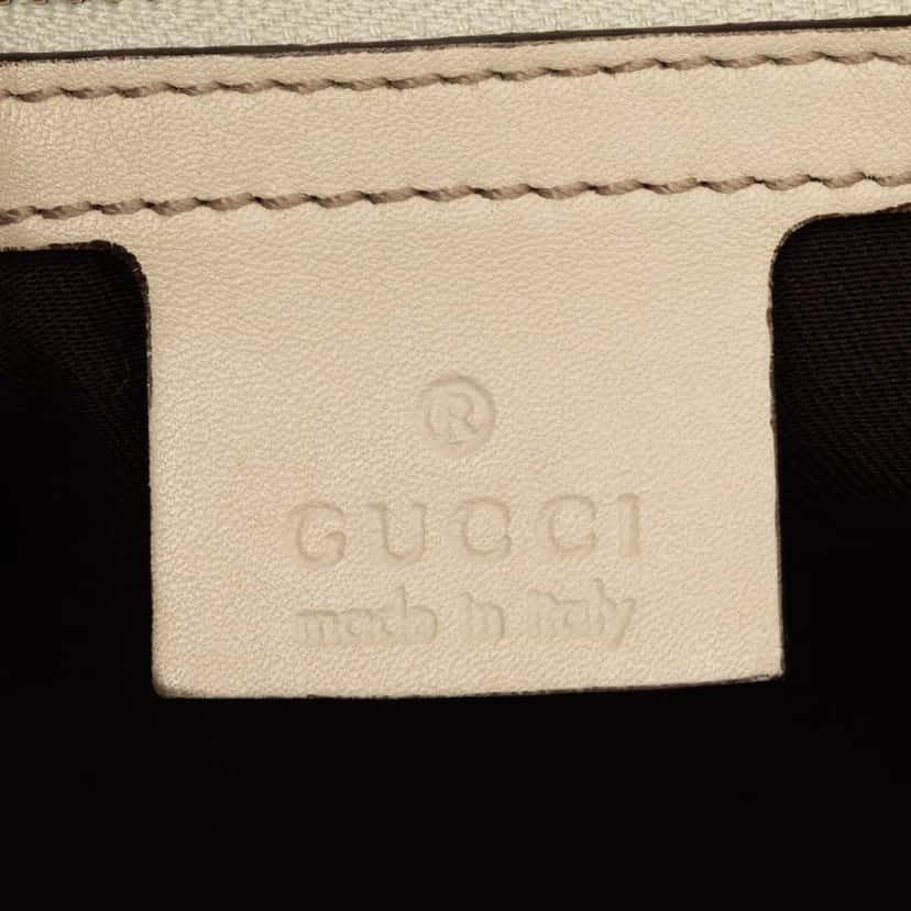 Gucci Calfskin Dialux Britt Tote Brown Leather Very good condition - Box View
