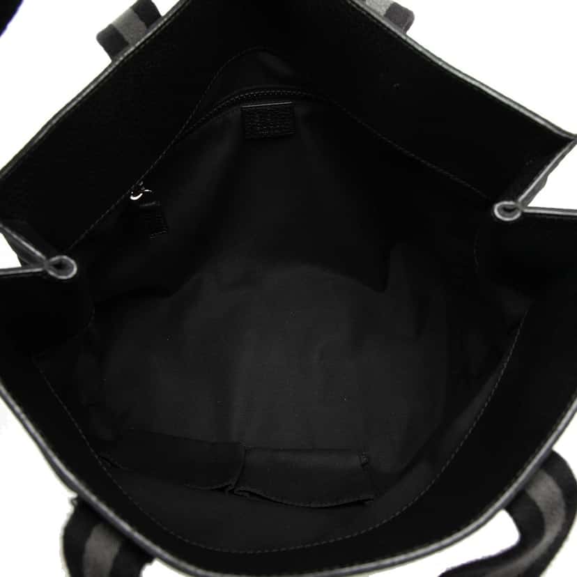 Gucci GG Nylon Web Tote Black Very good condition - Model View