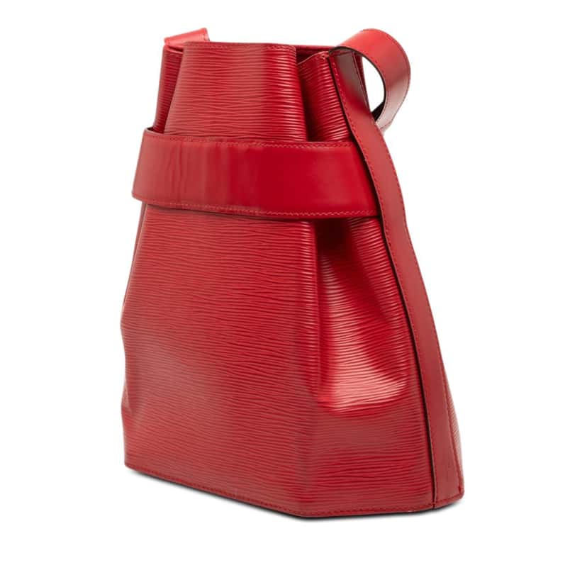 Louis Vuitton Epi Sac D Epaule PM Red Leather Very good condition - Back View