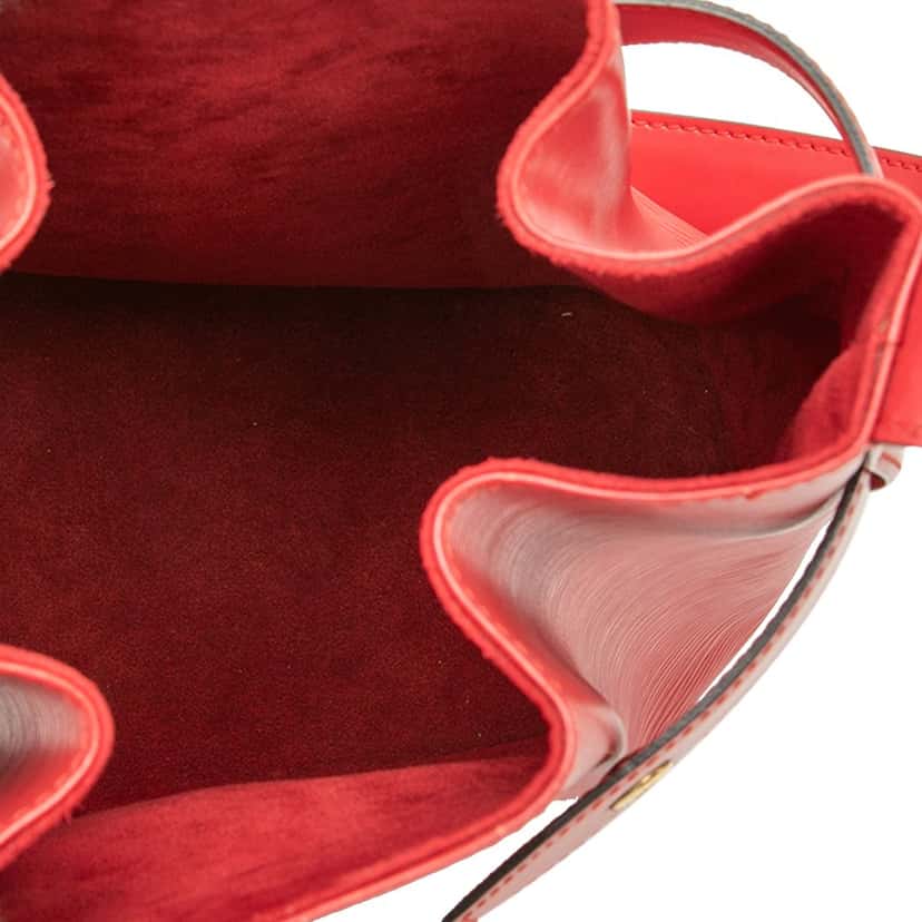 Louis Vuitton Epi Sac D Epaule PM Red Leather Very good condition - Model View