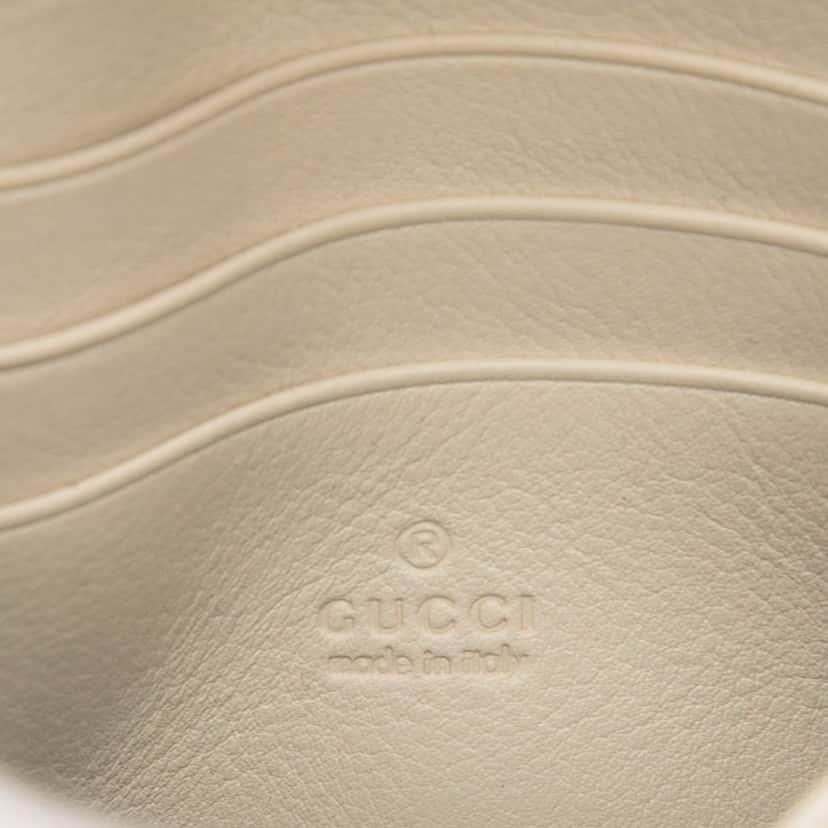 Gucci Medium Calfskin Blondie Wallet on Chain White Leather Very good condition - Box View