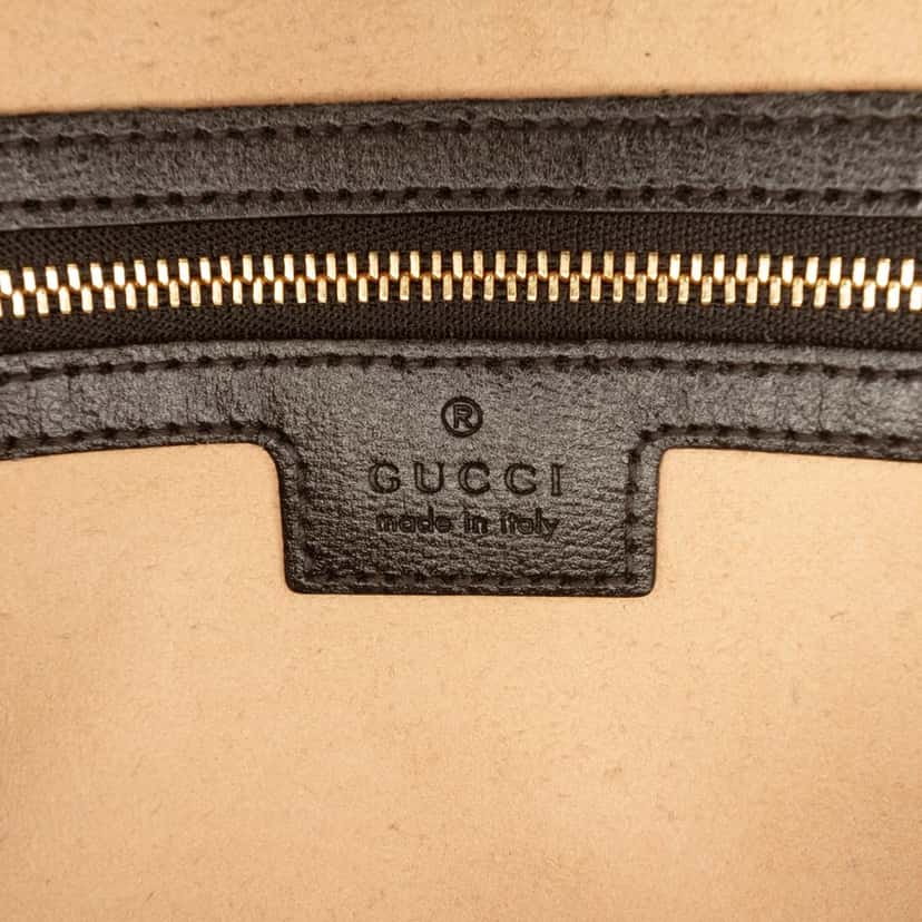 Gucci Small Leather Horsebit 1955 Camera Bag Black Leather Very good condition - Box View