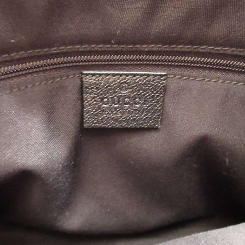 Gucci GG Canvas Abbey D Ring Shoulder Bag Black Very good condition - Box View