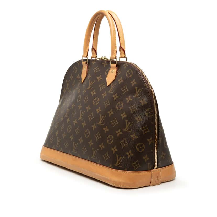 Louis Vuitton Monogram Alma MM Brown Very good condition - Back View