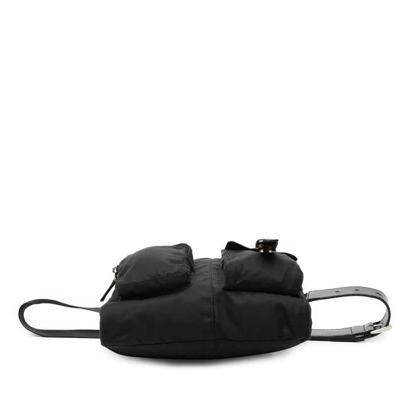 Prada Tessuto Multi Pocket Belt Bag Black Very good condition - Inside View