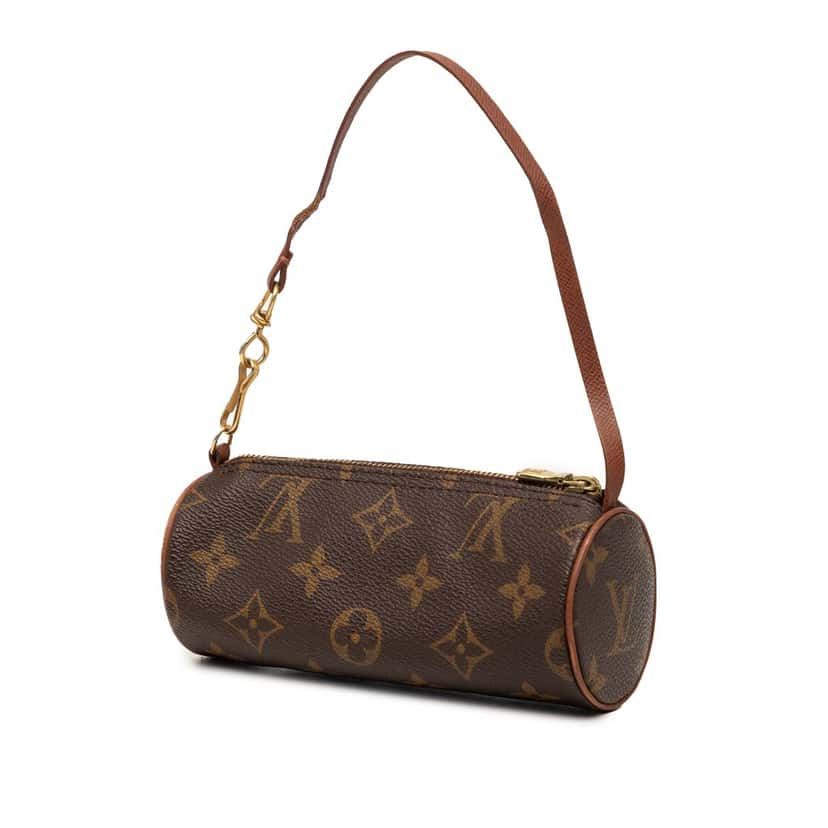 Louis Vuitton Monogram Papillon Pochette Brown Good condition - Back View
