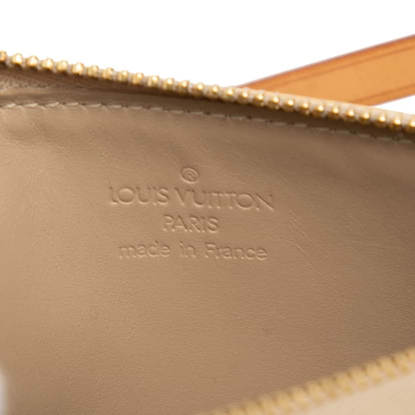 Louis Vuitton Monogram Vernis Pochette Lexington Yellow Leather Very good condition - Box View