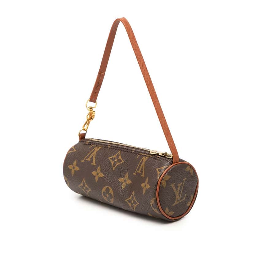 Louis Vuitton Monogram Papillon Pochette Brown Very good condition - Back View