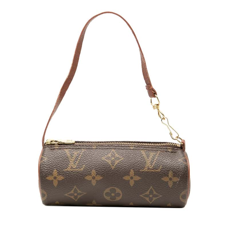 Louis Vuitton Monogram Papillon Pochette Brown Very good condition - Front View