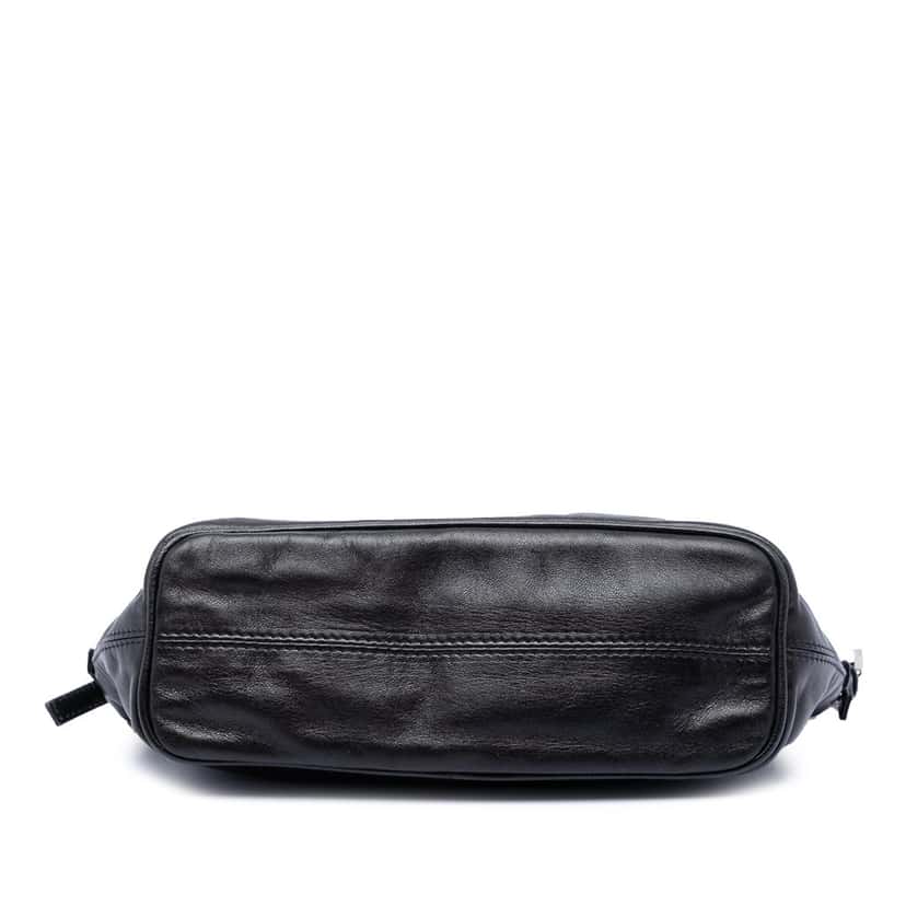 Fendi Leather FF Baguette Shoulder Bag Black Leather Very good condition - Inside View