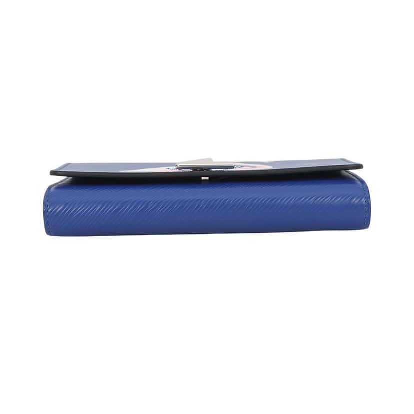 Louis Vuitton Epi Flamingo Twist Wallet On Chain Blue Leather Very good condition - Inside View