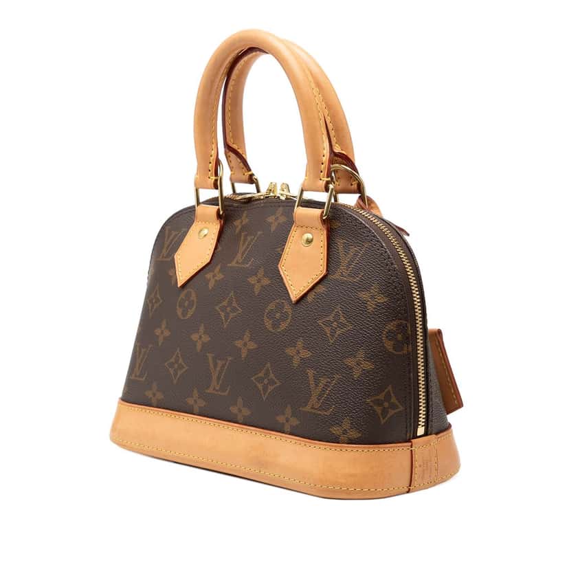 Louis Vuitton Monogram Alma BB Brown Very good condition - Back View