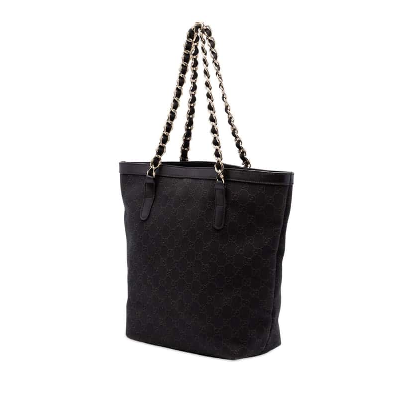 Gucci GG Denim Capri Tote Brown Very good condition - Back View