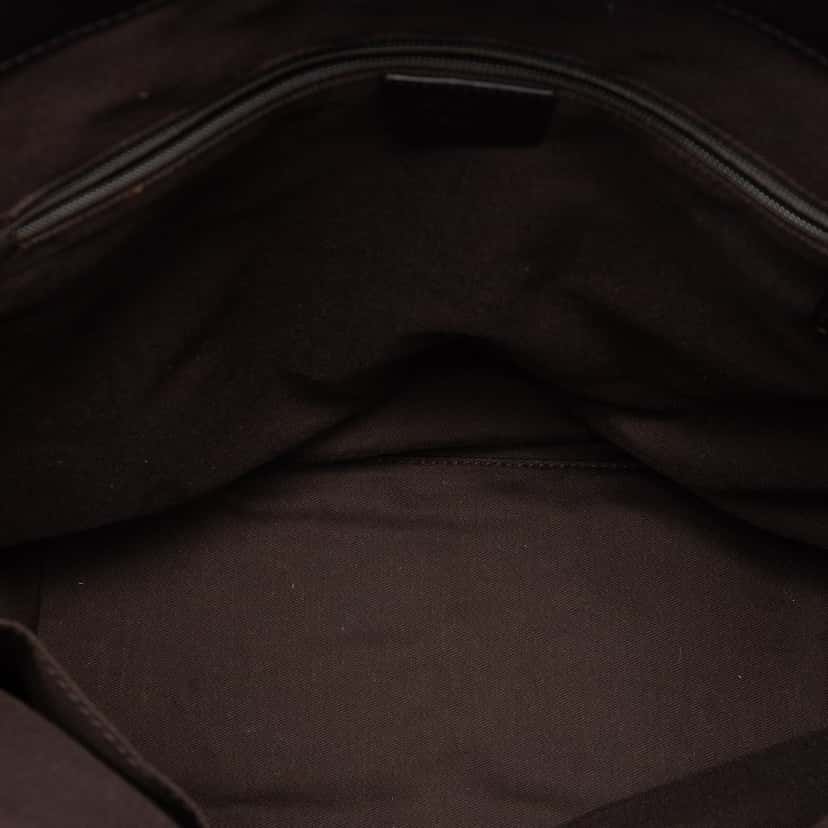 Gucci GG Denim Capri Tote Brown Very good condition - Model View