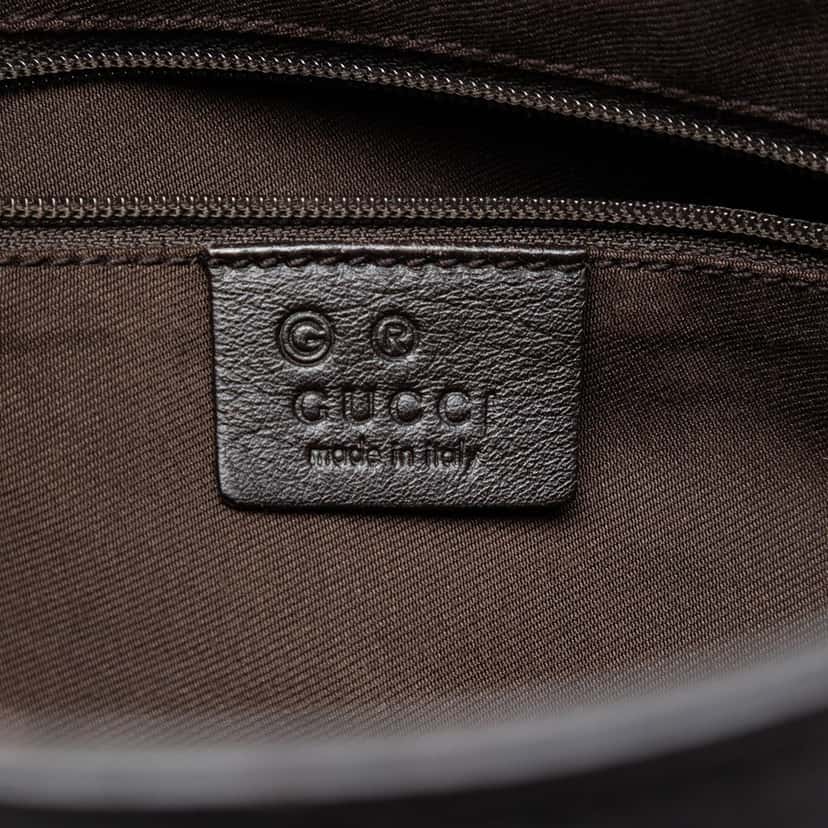 Gucci GG Denim Capri Tote Brown Very good condition - Box View