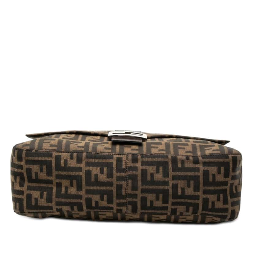 Fendi Zucca Canvas Shoulder Bag Brown Very good condition - Inside View