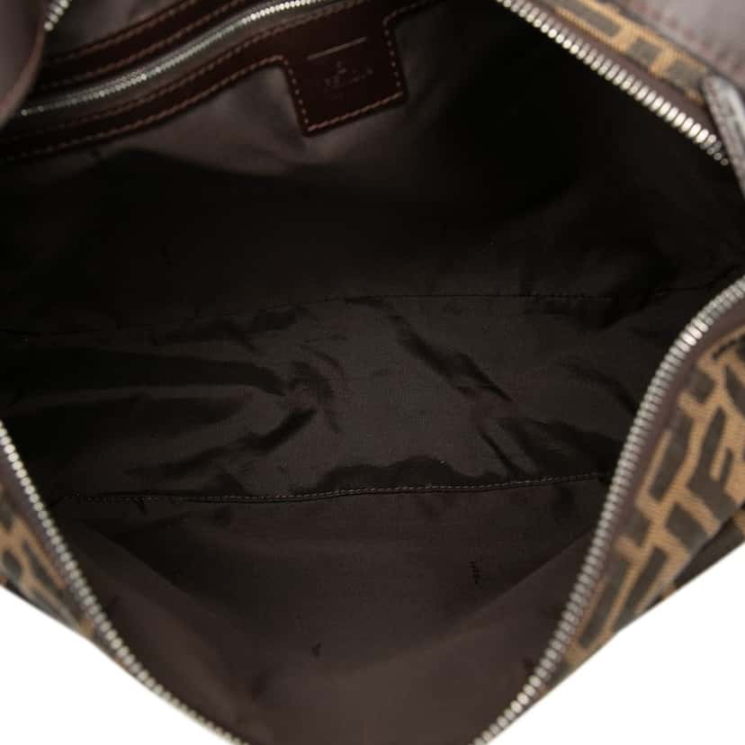Fendi Zucca Canvas Shoulder Bag Brown Very good condition - Model View