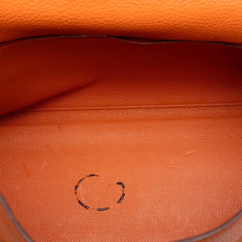 Hermès Togo Kelly II Retourne 35 Orange Leather Very good condition - Model View