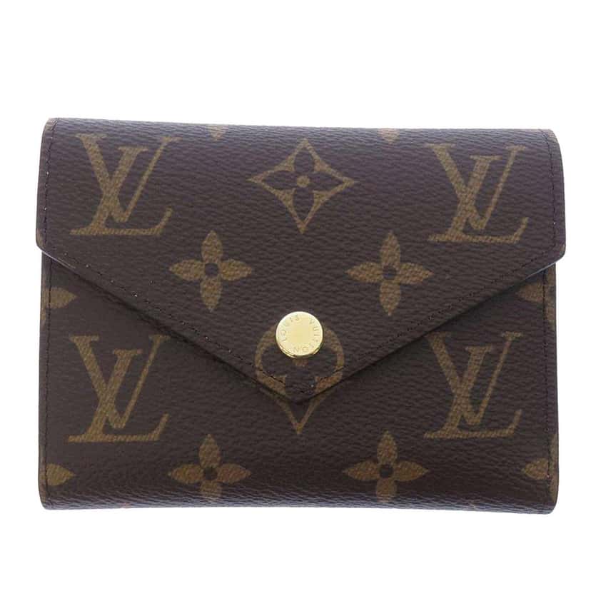 Louis Vuitton Monogram Victorine Wallet Brown Never worn - Front View