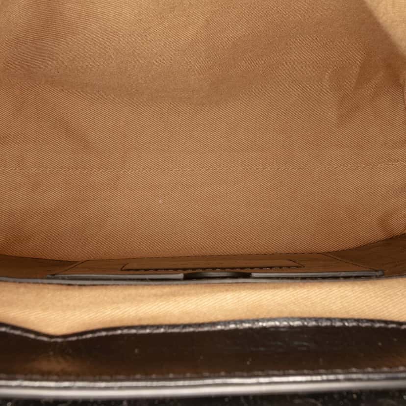Givenchy Small Glazed Crinkled Leather ID Flap Black Leather Very good condition - Model View