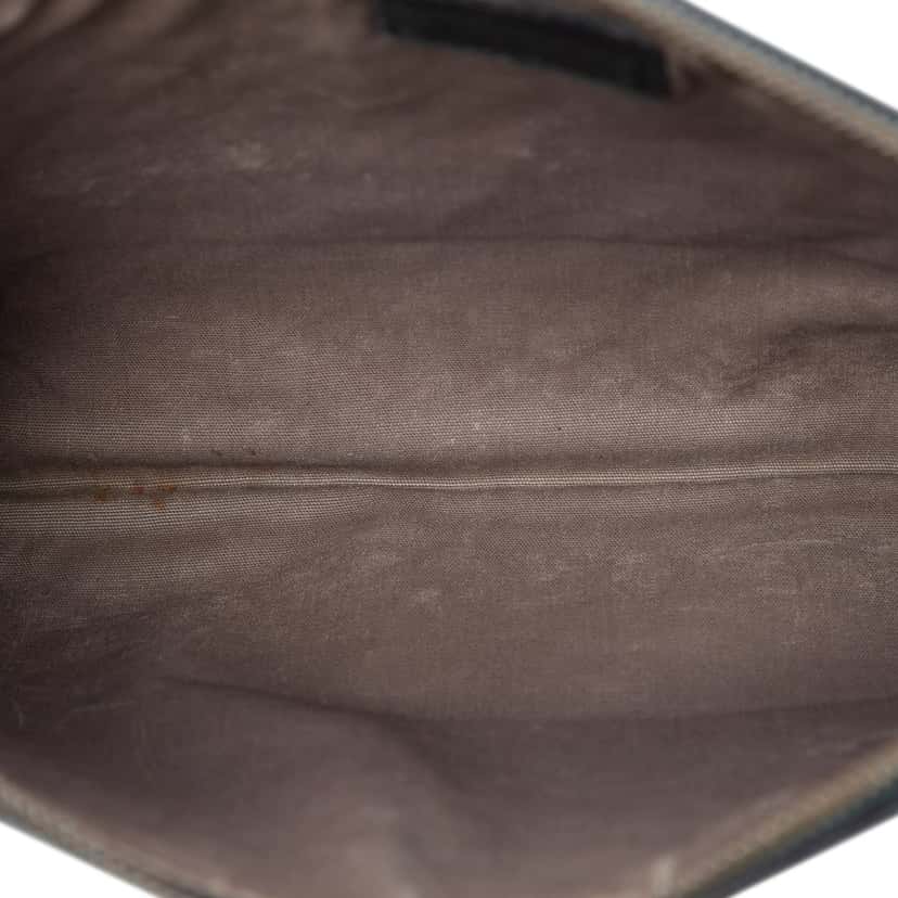 Bottega Veneta Tricolor Nappa Intrecciato Clutch Black Leather Very good condition - Model View