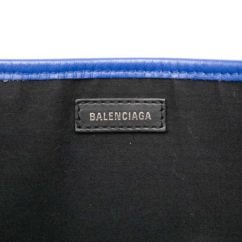 Balenciaga Canvas Navy Cabas S Tote White Very good condition - Box View