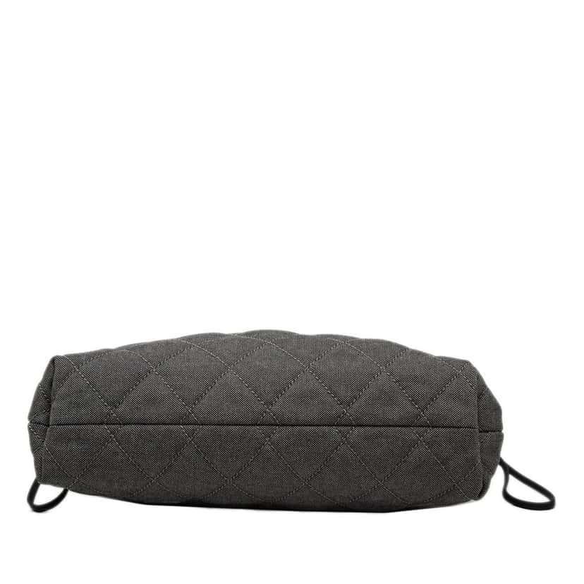 Chanel CC Quilted Denim Bonbon Tote Other Very good condition - Inside View