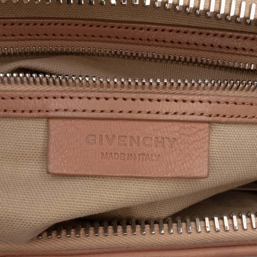 Givenchy Medium Goatskin Antigona Satchel Brown Leather Very good condition - Box View