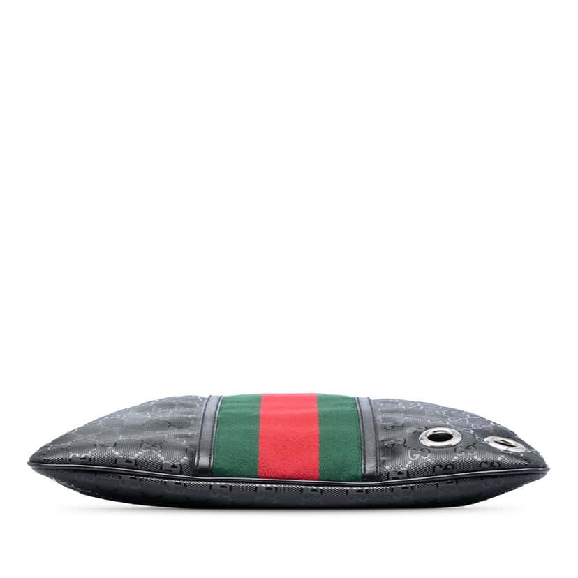 Gucci Fiat 500 Medium GG Imprime Web Messenger Bag Black Very good condition - Inside View