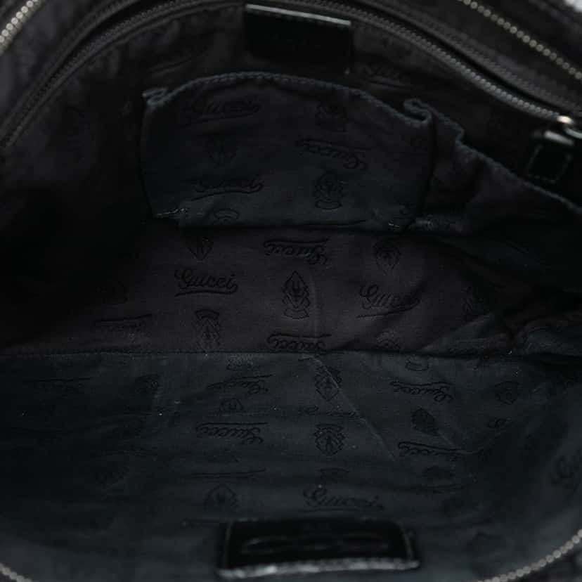 Gucci Fiat 500 Medium GG Imprime Web Messenger Bag Black Very good condition - Model View