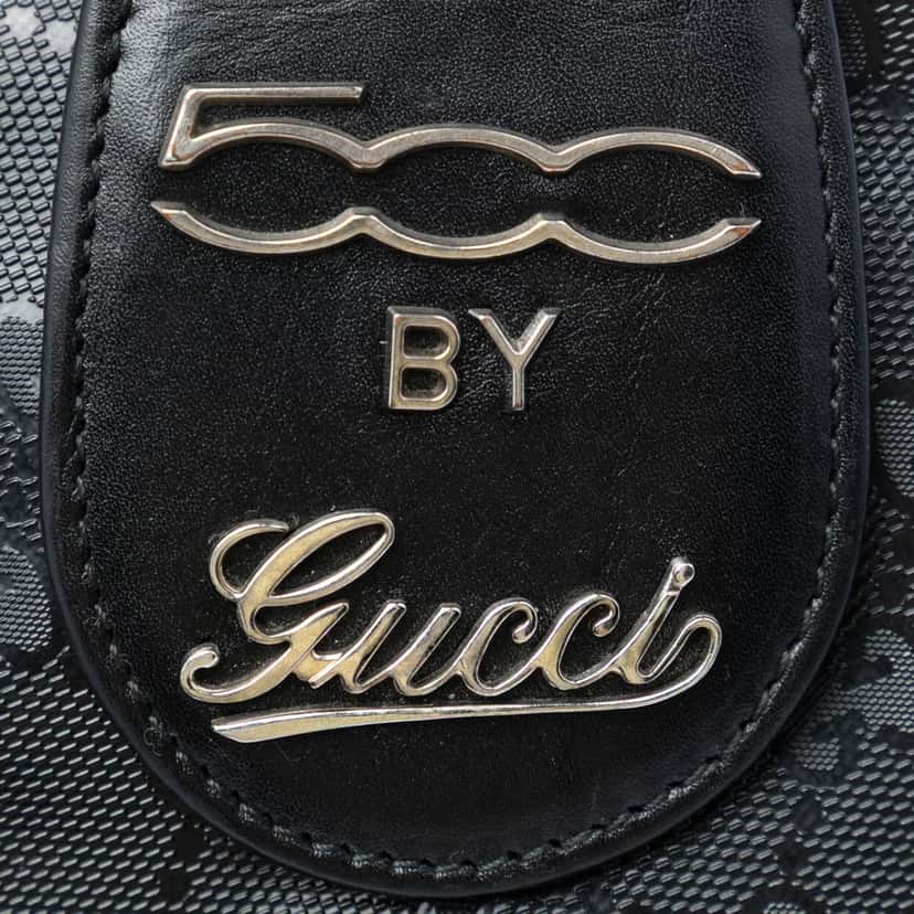 Gucci Fiat 500 Medium GG Imprime Web Messenger Bag Black Very good condition - Box View