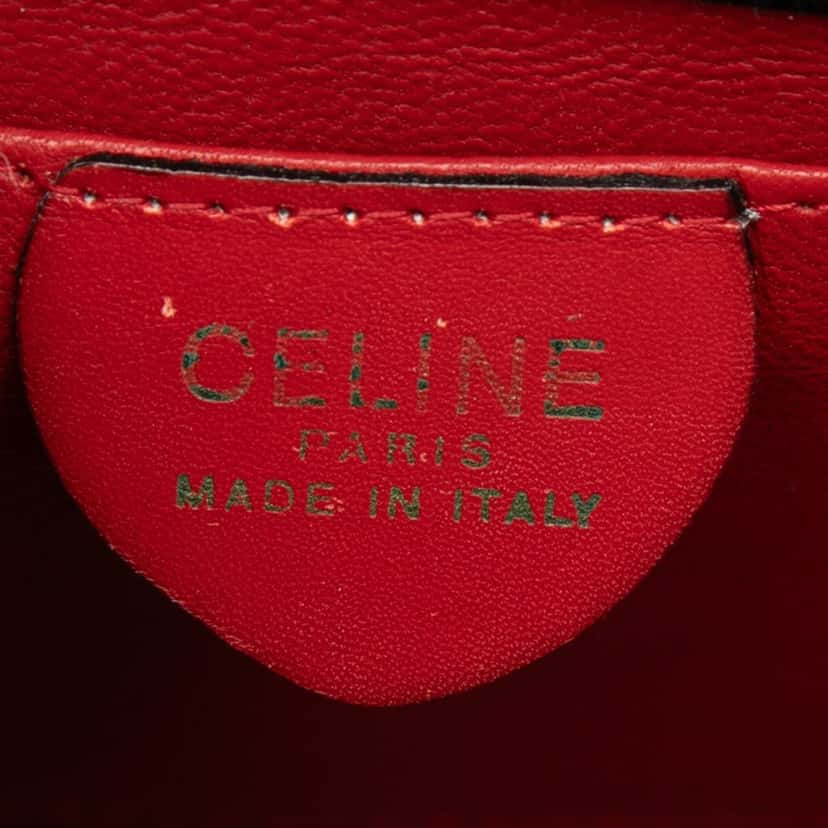 Celine Satin Starball Chain Top Handle Bag Black Very good condition - Box View