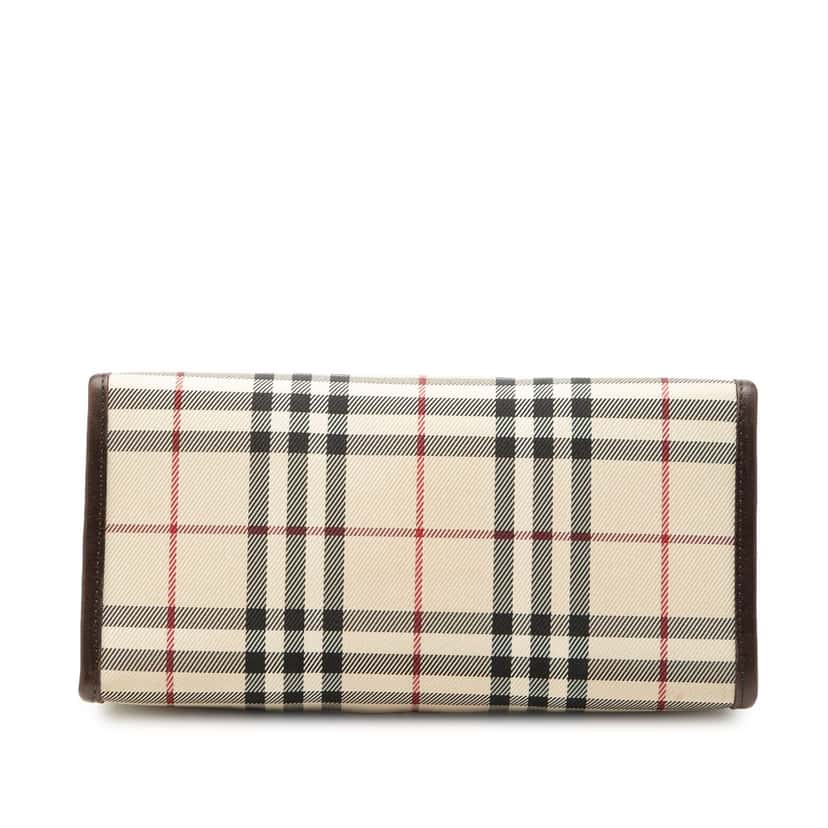 Burberry House Check Canvas Handbag Beige Very good condition - Inside View