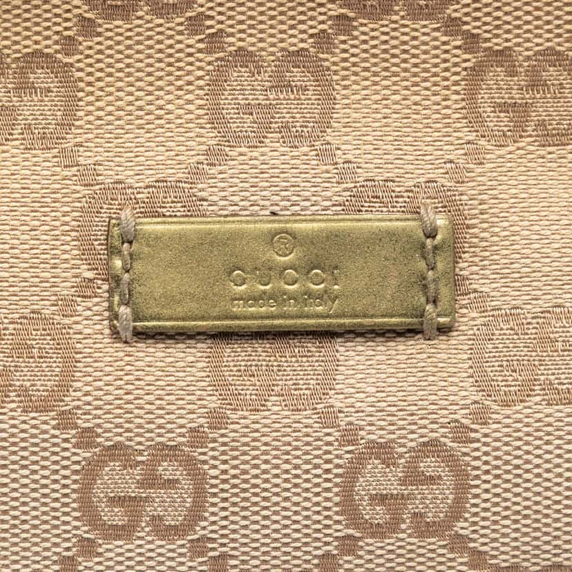 Gucci GG Canvas Web Crossbody Beige Very good condition - Box View