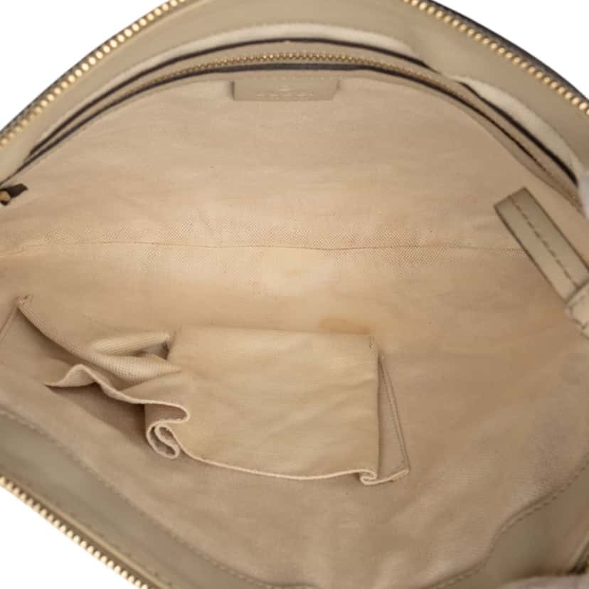 Gucci Guccissima Mayfair Crossbody Beige Leather Very good condition - Model View