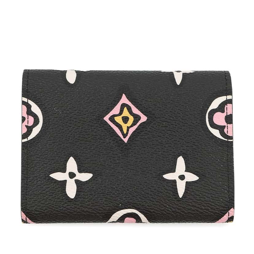 Louis Vuitton Monogram Giant Wild at Heart Rosalie Coin Purse Black Very good condition - Back View
