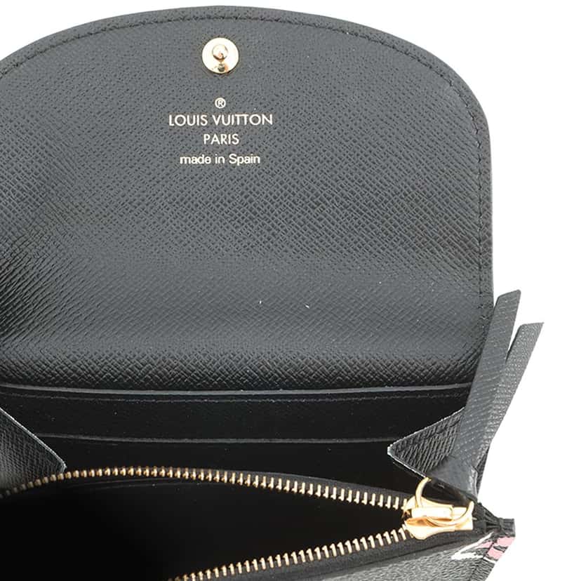 Louis Vuitton Monogram Giant Wild at Heart Rosalie Coin Purse Black Very good condition - Model View