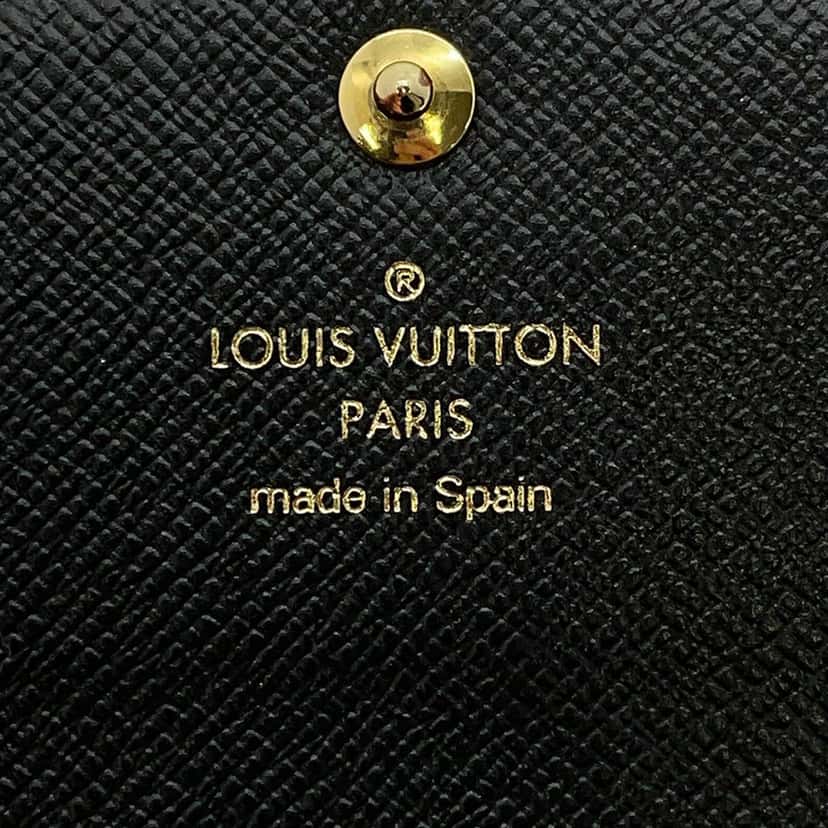 Louis Vuitton Monogram Giant Wild at Heart Rosalie Coin Purse Black Very good condition - Box View