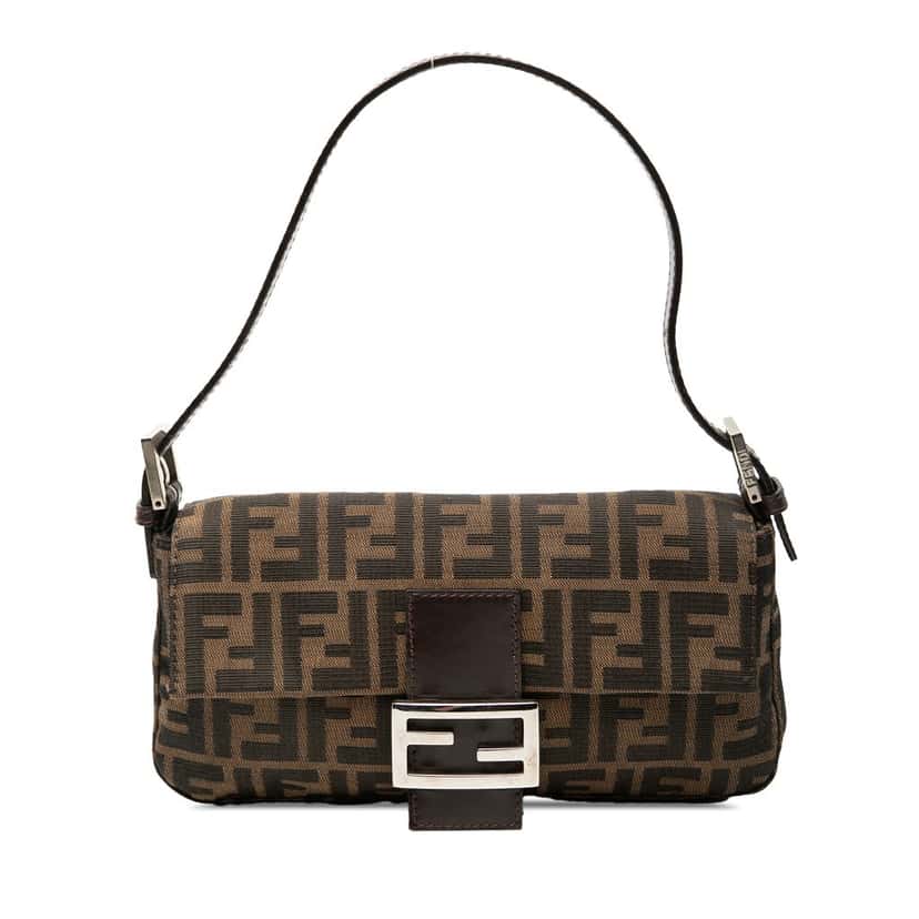 Fendi Zucca Canvas Baguette