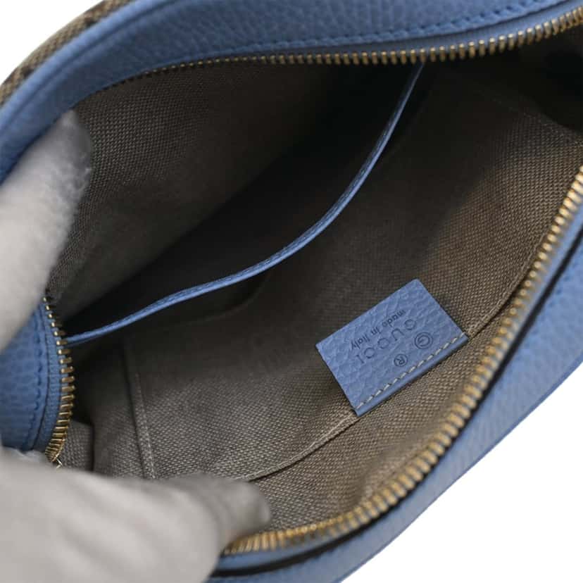 Gucci GG Canvas Bree Crossbody Beige Very good condition - Box View