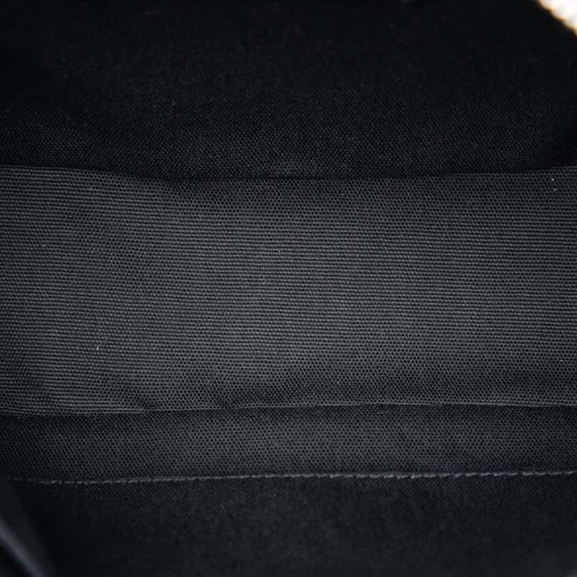 Saint Laurent Crocodile Embossed Leather Camp Camera Bag Black Leather Very good condition - Model View