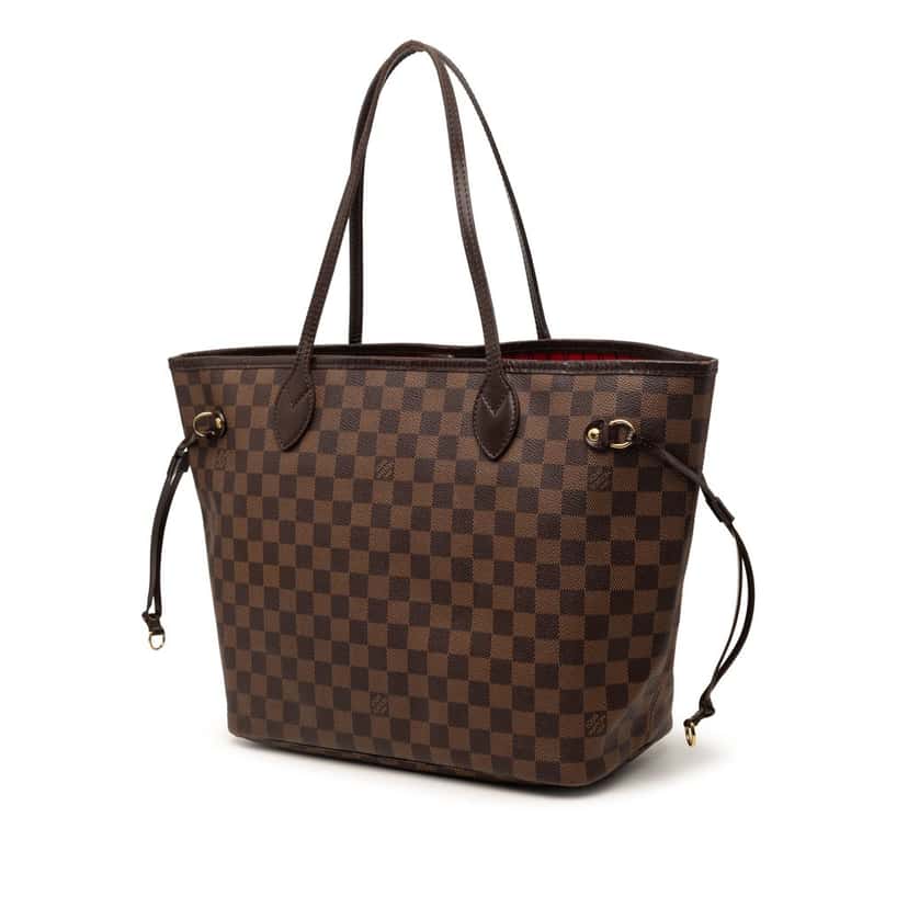 Louis Vuitton Damier Ebene Neverfull MM Brown Very good condition - Back View