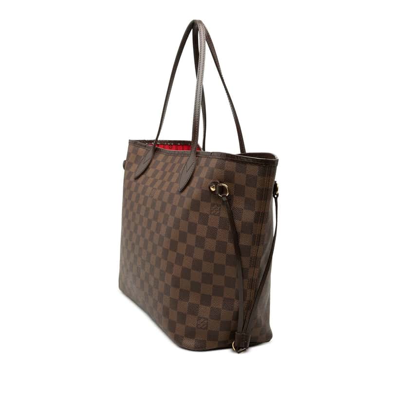 Louis Vuitton Damier Ebene Neverfull MM Brown Very good condition - Back View