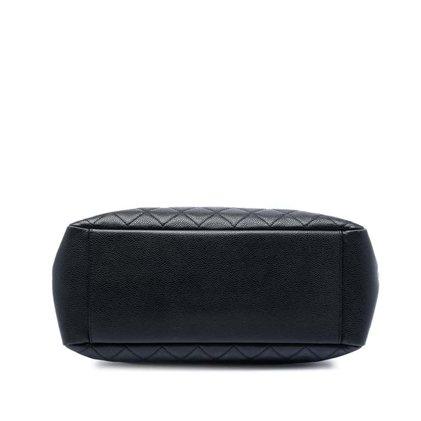 Chanel Caviar Grand Shopping Tote Black Leather Very good condition - Inside View