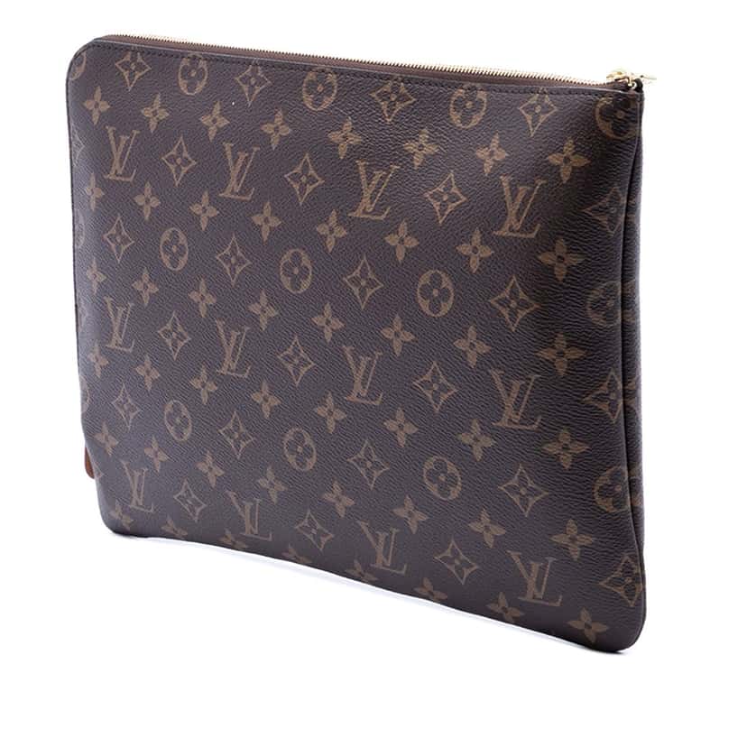 Louis Vuitton Monogram Etui Voyage MM Brown Very good condition - Back View