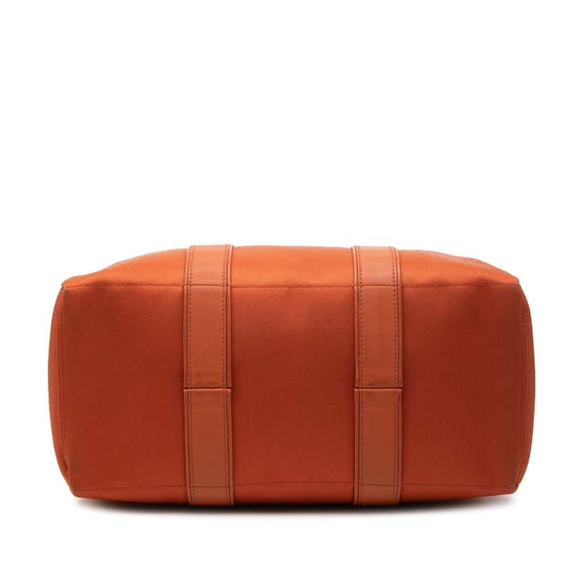 Hermès Toile Acapulco MM Tote Orange Very good condition - Inside View