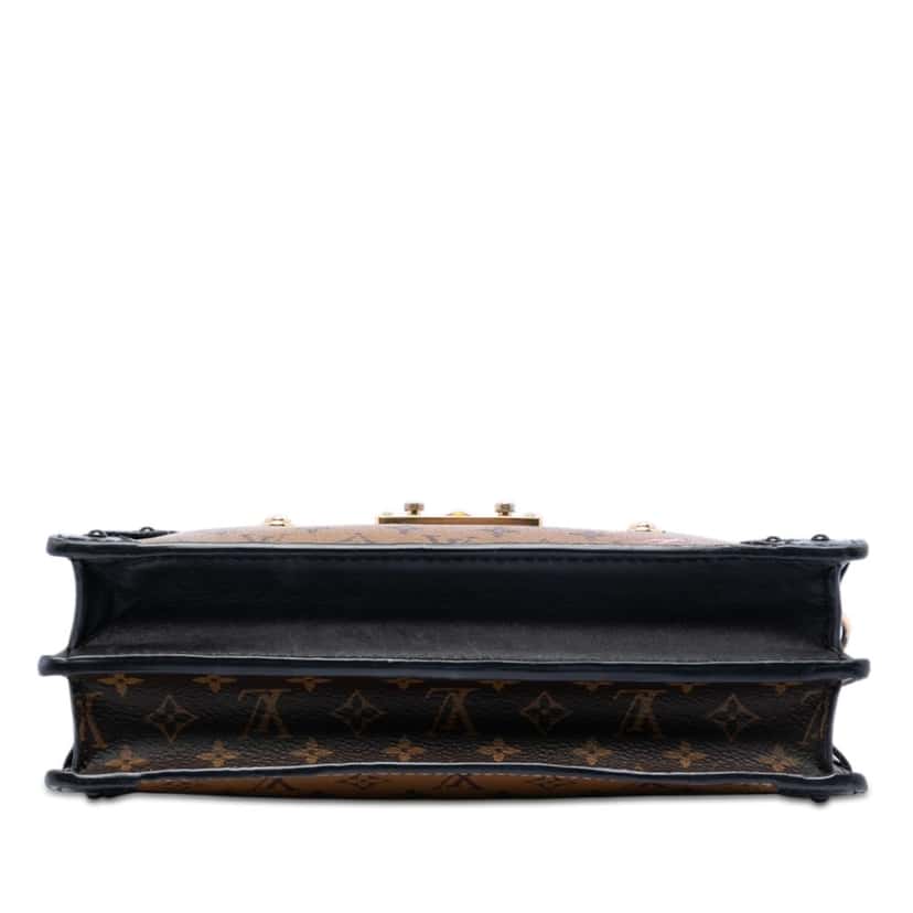Louis Vuitton Monogram Reverse Trunk Clutch Brown Very good condition - Inside View