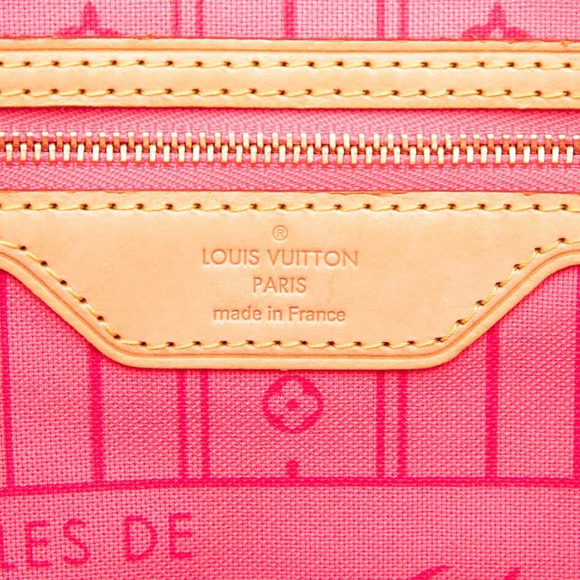 Louis Vuitton Monogram Roses Neverfull MM Brown Very good condition - Box View