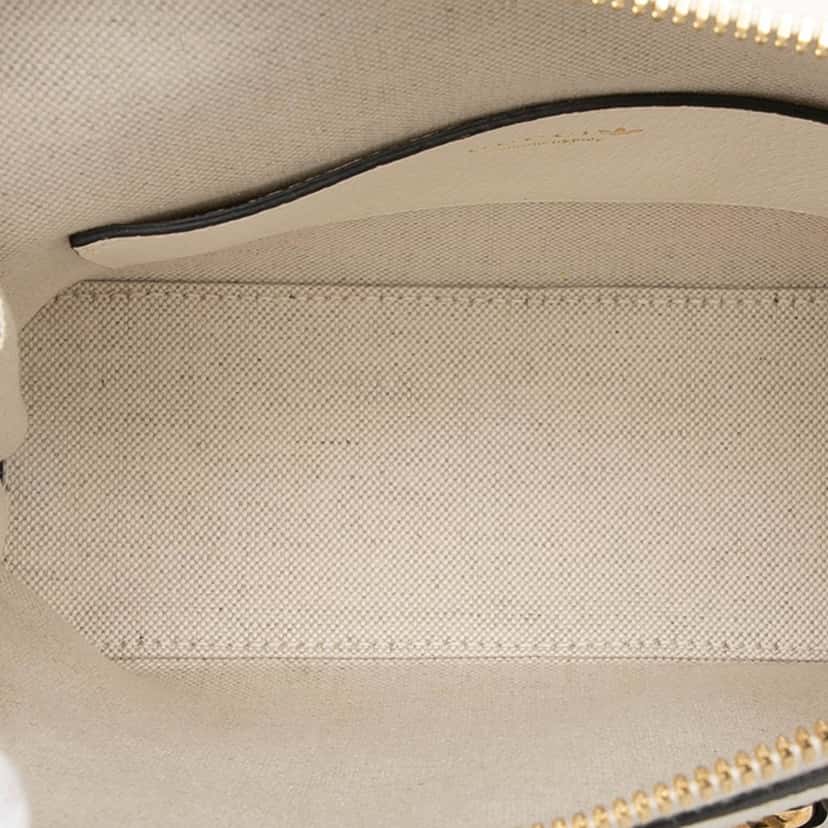 Gucci Adidas Mini Leather Horsebit 1955 Top Handle Bag White Leather Very good condition - Model View