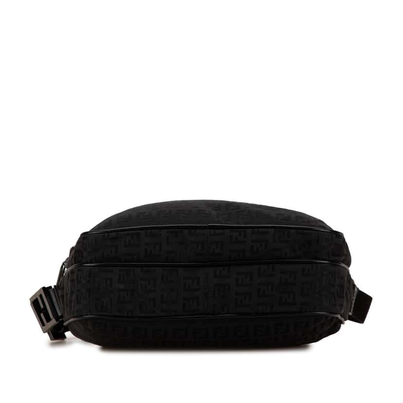 Fendi Zucchino Canvas Crossbody Black Very good condition - Inside View